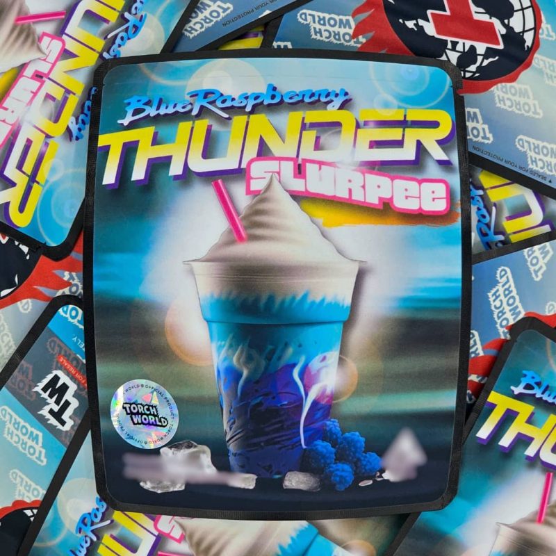 Blue Raspberry Thunder Slurpee (Sprinklez Brand Blue Raspberry Thunder Slurpee Cannabis Edibles)